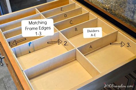 Easy DIY wood Drawer Dividers | Drawer dividers, Diy drawers, Diy drawer dividers