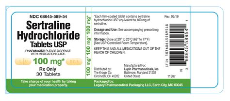 Sertraline - FDA prescribing information, side effects and uses