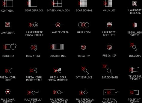 Electrical Symbols - Residential DWG Block for AutoCAD • Designs CAD