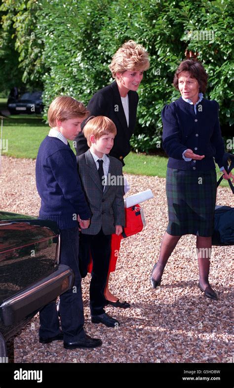 PRINCE HARRY AT LUDGROVE SCHOOL Stock Photo: 106719197 - Alamy