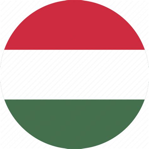 Circle, circular, country, flag, flag of hungary, flags, hungary, hungary flag, national, round ...