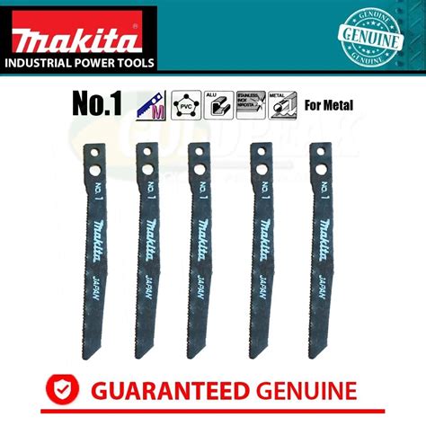 Makita Jigsaw Blade No.1 for Metal 5pcs (Makita Type) •khm megatools• | Shopee Philippines