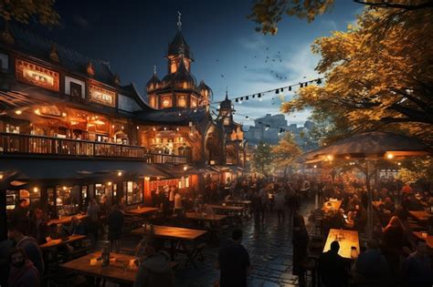 Premium AI Image | Oktoberfest Background