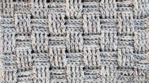 HOW to CROCHET BASKET WEAVE STITCH - DIY Tutorial Stitchorama by ...