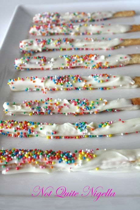 Recipe: Pocky ice cream sundae with M&Ms, marshmallows, Jaffas and 100s and 1000s @ Not Quite ...