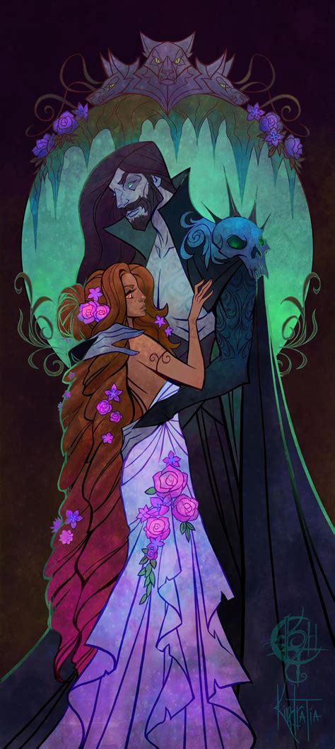 Persephone and hades fanart - ebsalo