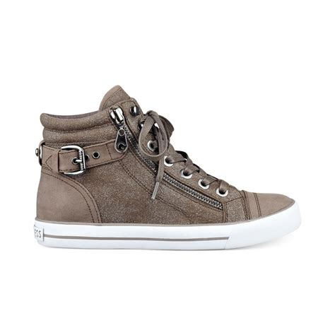 Lyst - G by Guess Womens Olama High Top Sneakers in Gray