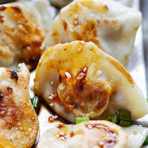 Chinese Chicken Dumplings - Rasa Malaysia