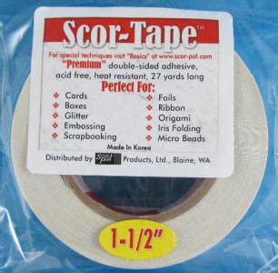 Scor Pal-Scor Tape-1-1/2"