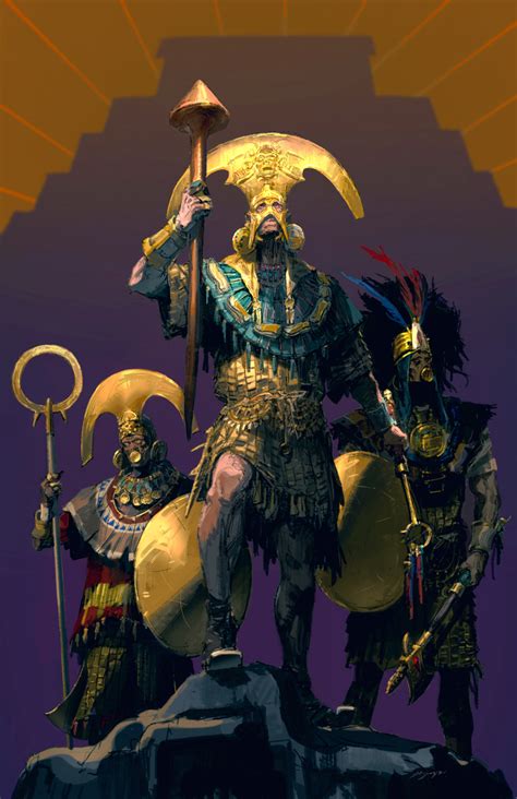 ArtStation - The Last Inca Kings, Hyoung Nam | Inca art, Character art, Character design