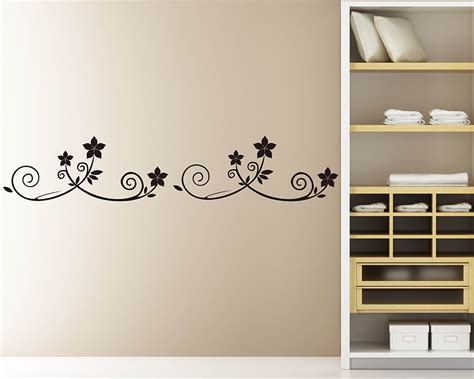 Wall Border - Vinyl Wall Art Border Decals - Removable Wall Border Stickers