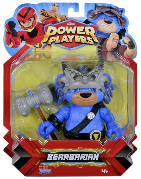 Zag Heroez Power Players Bearbarian Action Figure Playmates - ToyWiz