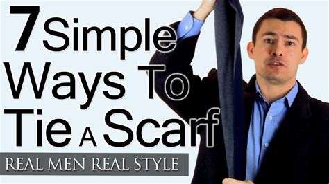 Man's Guide To Tying A Scarf - 7 Simple Ways To Tie Scarves - Man ...