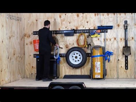 E-Track Tie-Down System For Trailers - YouTube