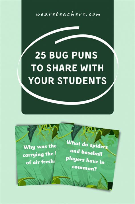 Kids love bugs. Kids love puns. So this collection of 25 f-ant-astic bug puns is sure to make ...