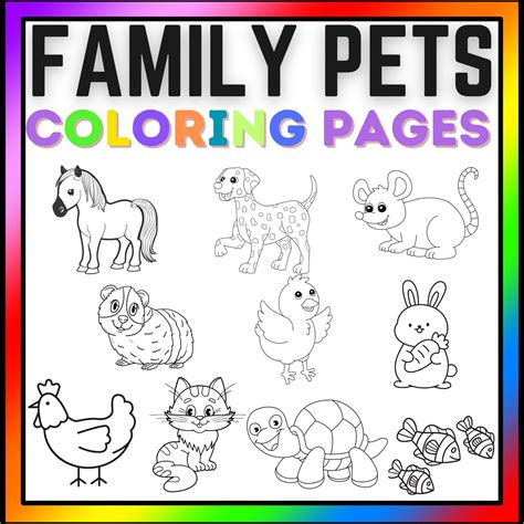 Pet Coloring Pages Printable