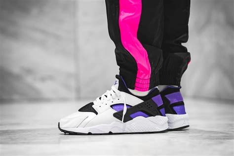 Nike Air Huarache ’91 “Purple Punch” On-Feet | Hypebeast