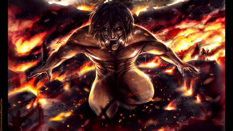 Attack On Titan Wallpaper Eren Titan Form - Freewalldroid