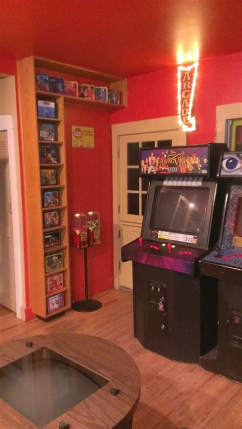 Arcade game room decor. | Game room decor, Arcade game room, Video game decor