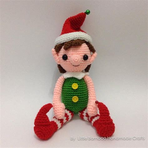 Christmas Elf Crochet pattern by Little Bamboo Handmade | LoveCrafts | Christmas elf, Crochet ...