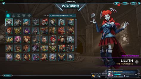 Lilith is the first champion I have to buy despite owning the Founders ...