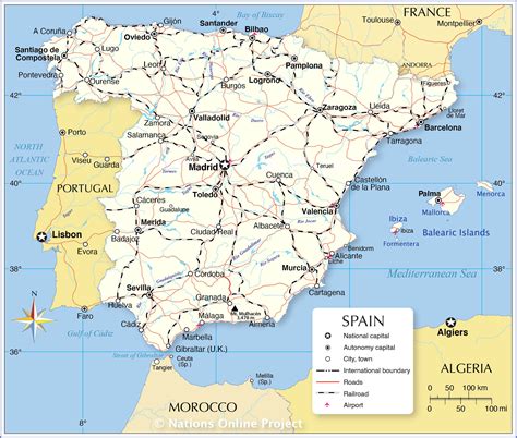 Political Map of Spain - Nations Online Project