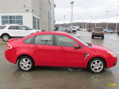 Vermillion Red 2008 Ford Focus SES Sedan Exterior Photo #77430509 ...