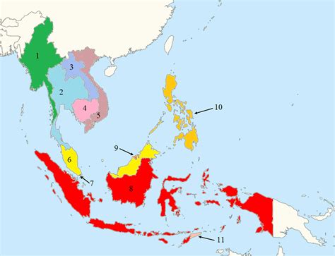 Mapping Southeast Asia Quiz | Asia | 11 Questions