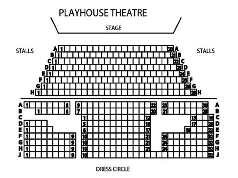 Woodwork Playhouse Theatre Seating Plan Melbourne PDF Plans