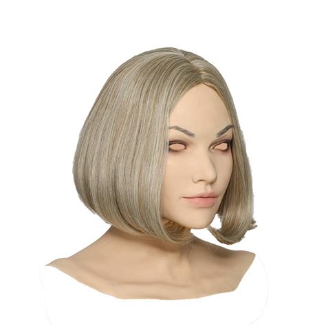 Buy Minaky Silicone Head Realistic Hand-Made Female Face for Crossdresser Transgender Disguise ...