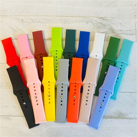 Solid Color Silicone Band For Samsung Watch – Fancy Bands