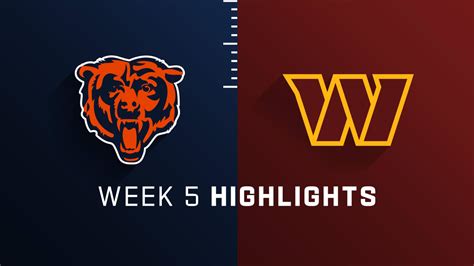 Chicago Bears vs. Washington Commanders highlights | Week 5