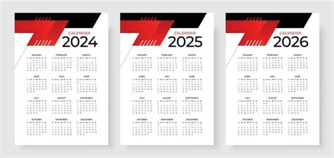 Calendar 2025 Vector Art, Icons, and Graphics for Free Download