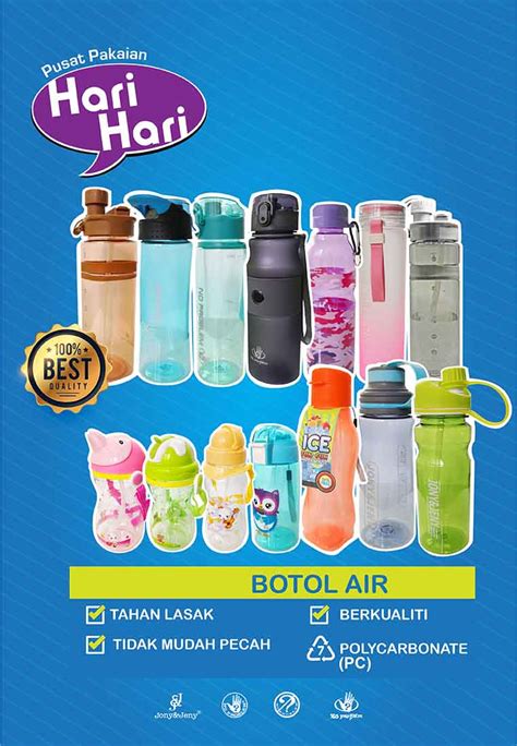 Water Bottle 600ML / Air Botol 600ML | eHari