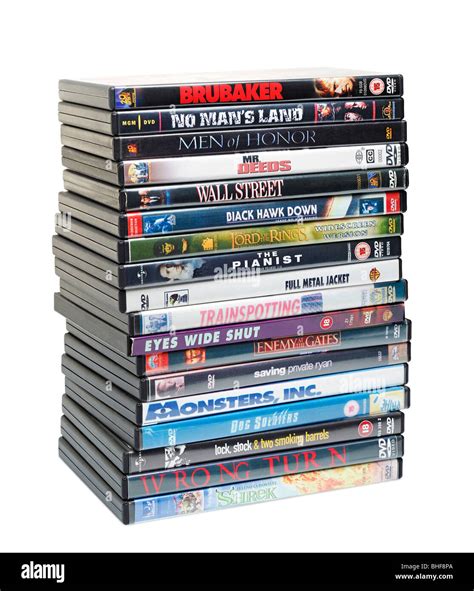 Pile dvd cut out hi-res stock photography and images - Alamy