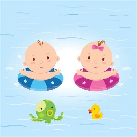 Baby Swimming Illustrations, Royalty-Free Vector Graphics & Clip Art - iStock