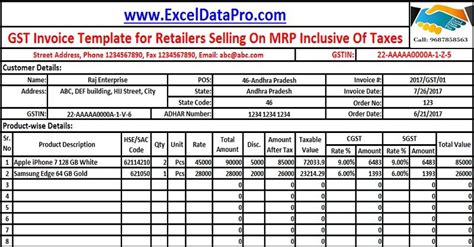 Recommendation Format Of Credit Note Under Gst In Excel Warehouse ...