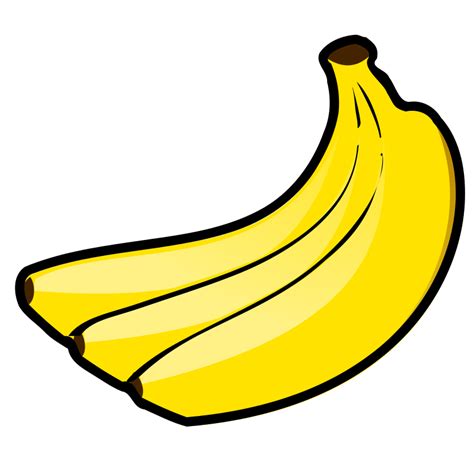 Banana clipart pdf, Banana pdf Transparent FREE for download on ...