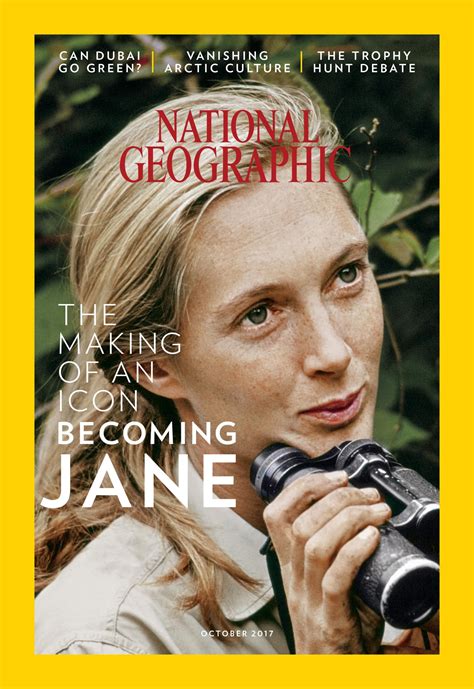 Jane Goodall, National Geographic Cover, Gombe, Becoming Jane, First Year, Cover Photos ...