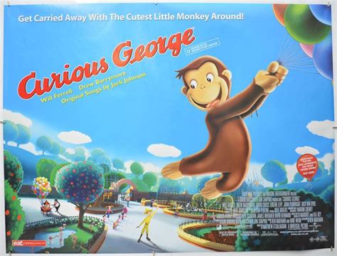 Vintage Curious George Movie Poster