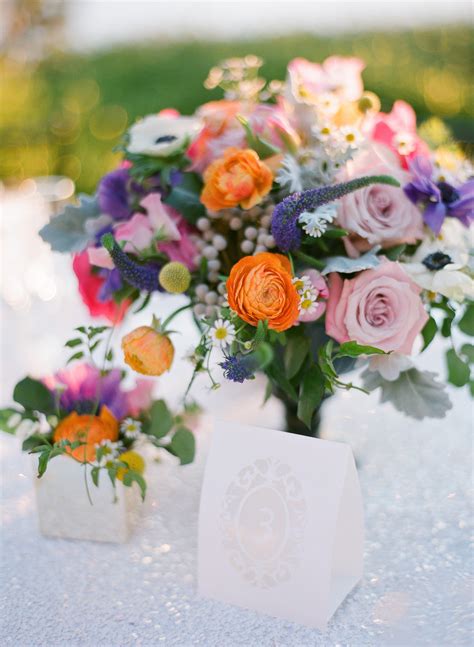 Bold Spring Floral Centerpiece - Elizabeth Anne Designs: The Wedding Blog