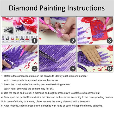 Printable Diamond Painting Instructions