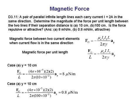 Magnetic Force Equation Example - Tessshebaylo