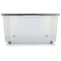 ASDA Clear Wheeled Storage Box - 150L | Home & Garden | George at ASDA