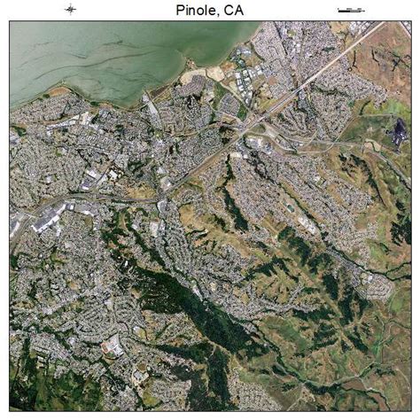 Aerial Photography Map of Pinole, CA California