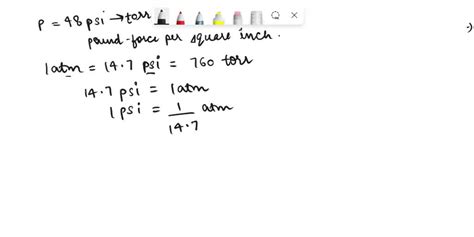 SOLVED: A tank of nitrous oxide (N2O) used as an anesthetic has a pressure of 48 psi. What is ...