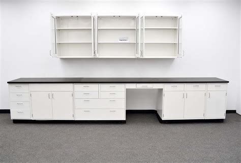 15′ Base Fisher American Laboratory Cabinets & 9′ Wall Cabinets (PA3-OPEN 2)