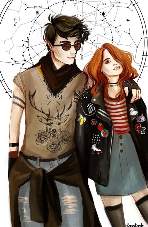 Harry Potter fanart: Punk Marauders James & Lily Potter by dasstark.tumblr.com in 2020 | Harry ...