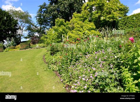 Sherborne Castle Gardens Dorset Stock Photo - Alamy