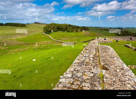 Hadrian's Wall (Italian: Vallo di Adriano, Latin: Vallum Aelium), Begun ...